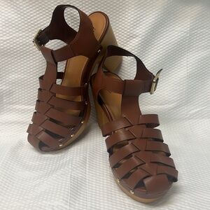 a.na. New Womens Jordan Cognac Sandals | Size 9 |
